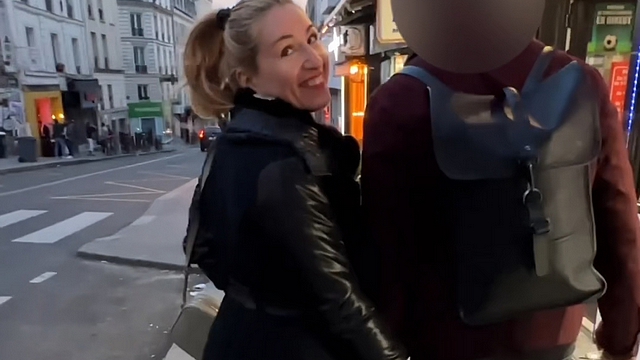 During and after fucking my regular lover in Paris.