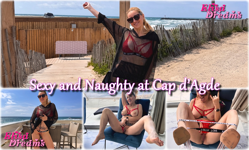 Sexy et coquine au Cap d'Agde