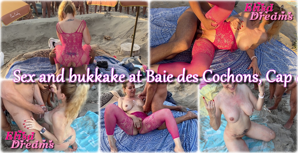Sex and bukkake at Baie des Cochons, Cap d’Agde.